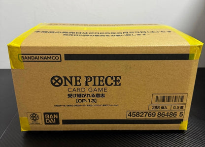 One Piece Card Game Carrying On His Will OP-13 Sealed Case (12 Box) Japanese